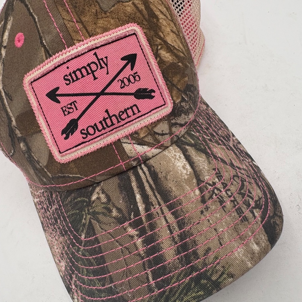 Simply Southern camo and pink hat